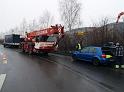 LKW Anhaenger umgekippt Koeln Niehl Geestemuenderstr Industriestr P17